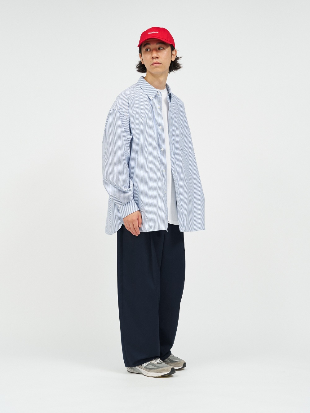 freshservice フレッシュサービス ストライプ シャツ FreshService(フレッシュサービス) HRAFTeX L/S STRIPE SHIRT