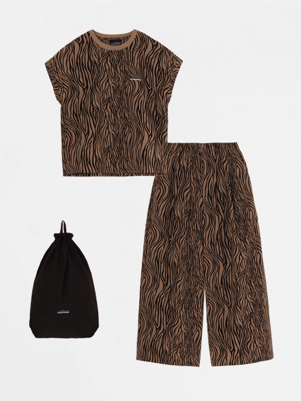 THOUSAND MILE(サウザンドマイル) FRENCH SLEEVE SHIRT & WIDE PANTS SET