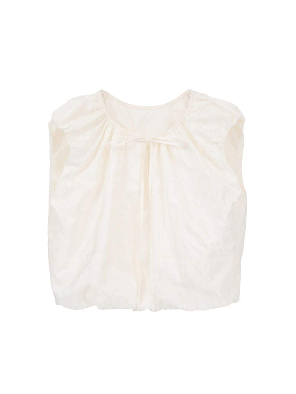 CLANE(クラネ) W FACE DOT SLEEVELESS RIBBON TOPS - COLDBECK ONLINE