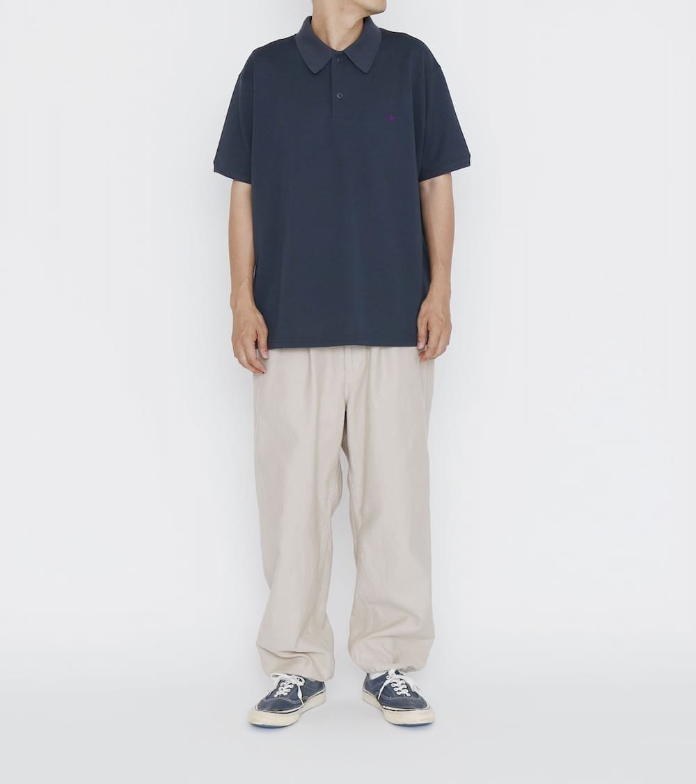 THE NORTH FACE PURPLE LABEL(Ρեѡץ졼٥) Moss Stitch Field Short Sleeve Polo