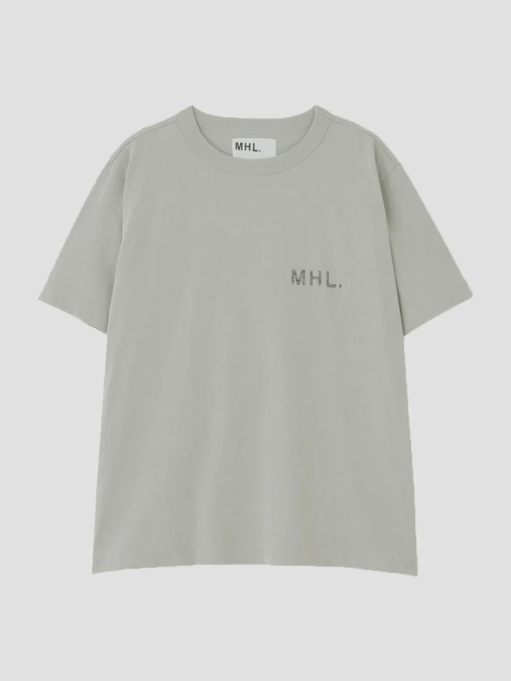 MHL.(エムエイチエル) FADED PRINTED COTTON JERSEY T-SHIRTS
