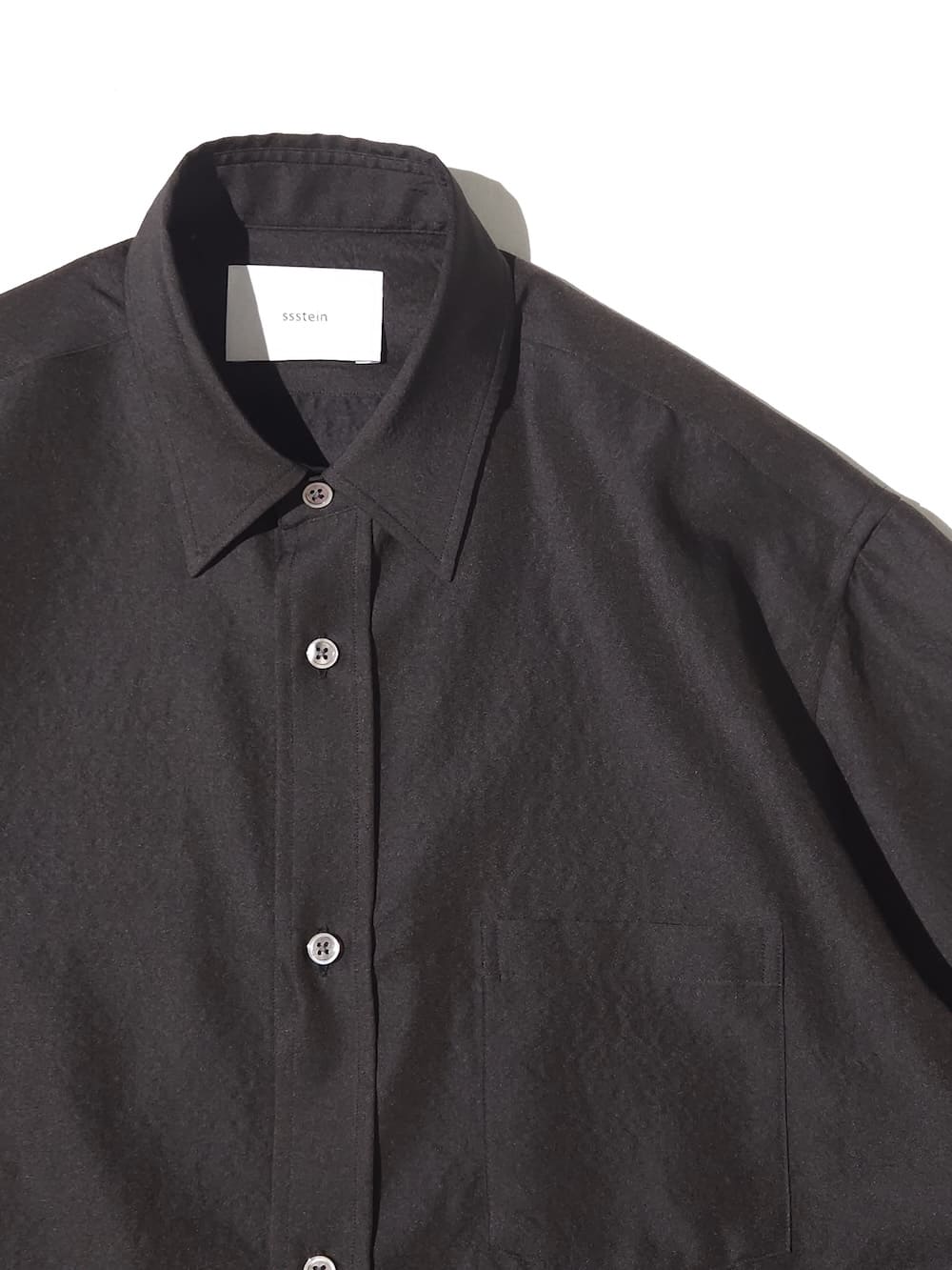 ssstein(シュタイン) WOOL SILK OVERSIZED PLACKET SHIRT - COLDBECK