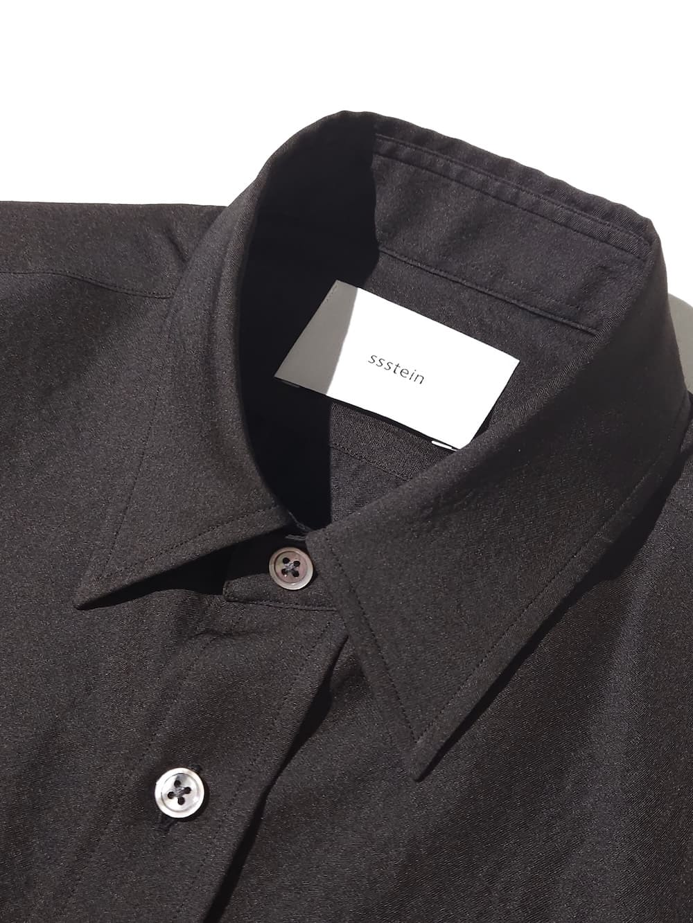 ssstein(シュタイン) WOOL SILK OVERSIZED PLACKET SHIRT - COLDBECK