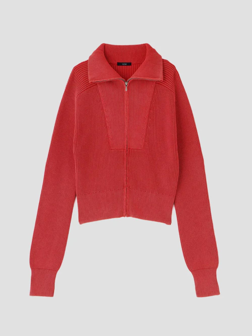 YLEVE(イレーヴ) FADED STONEWASH KNIT ZIP PULLOVER - COLDBECK