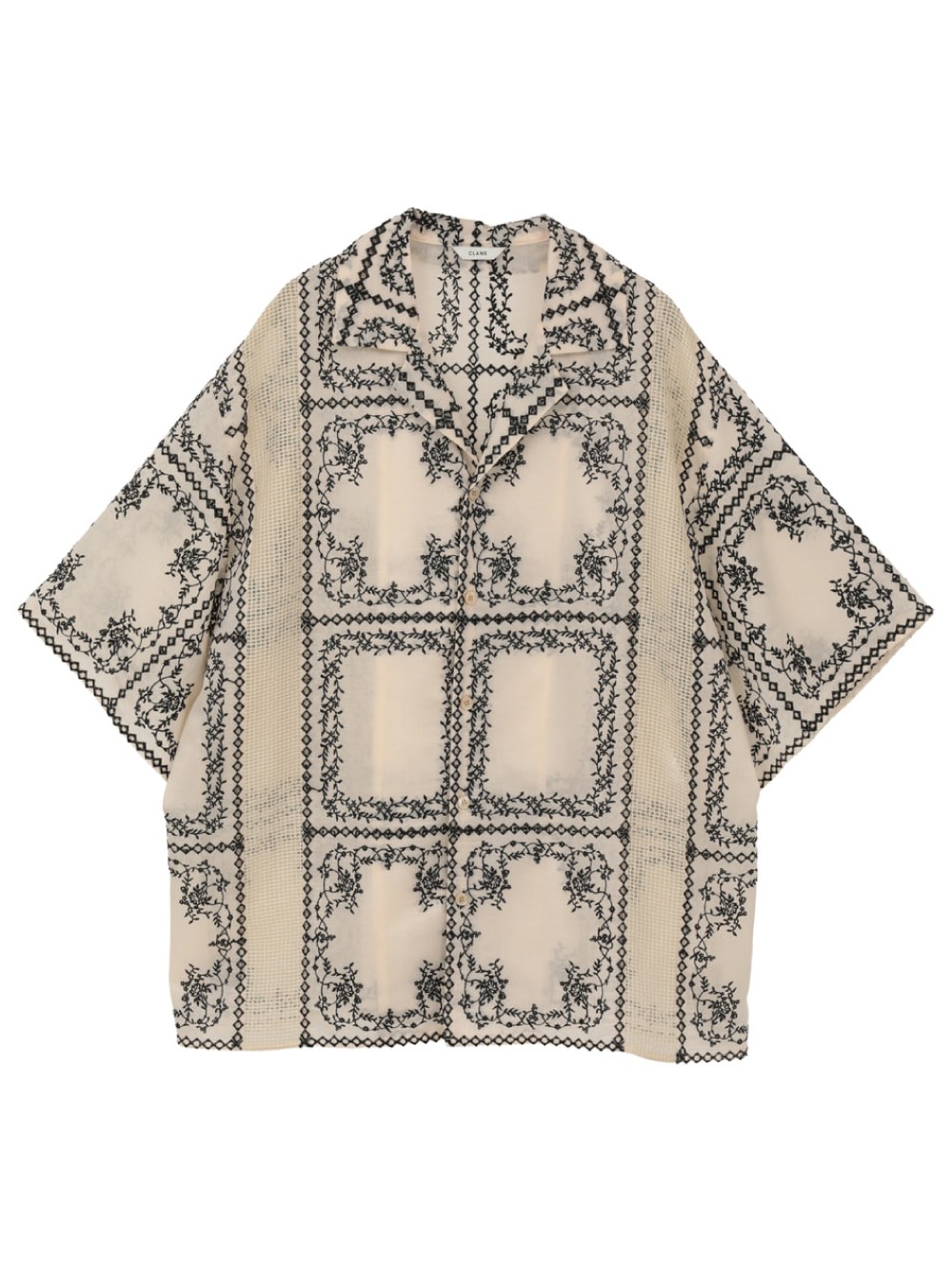 CLANE(クラネ) EMBROIDERY LACE BOX SHIRTS - COLDBECK ONLINE（コール