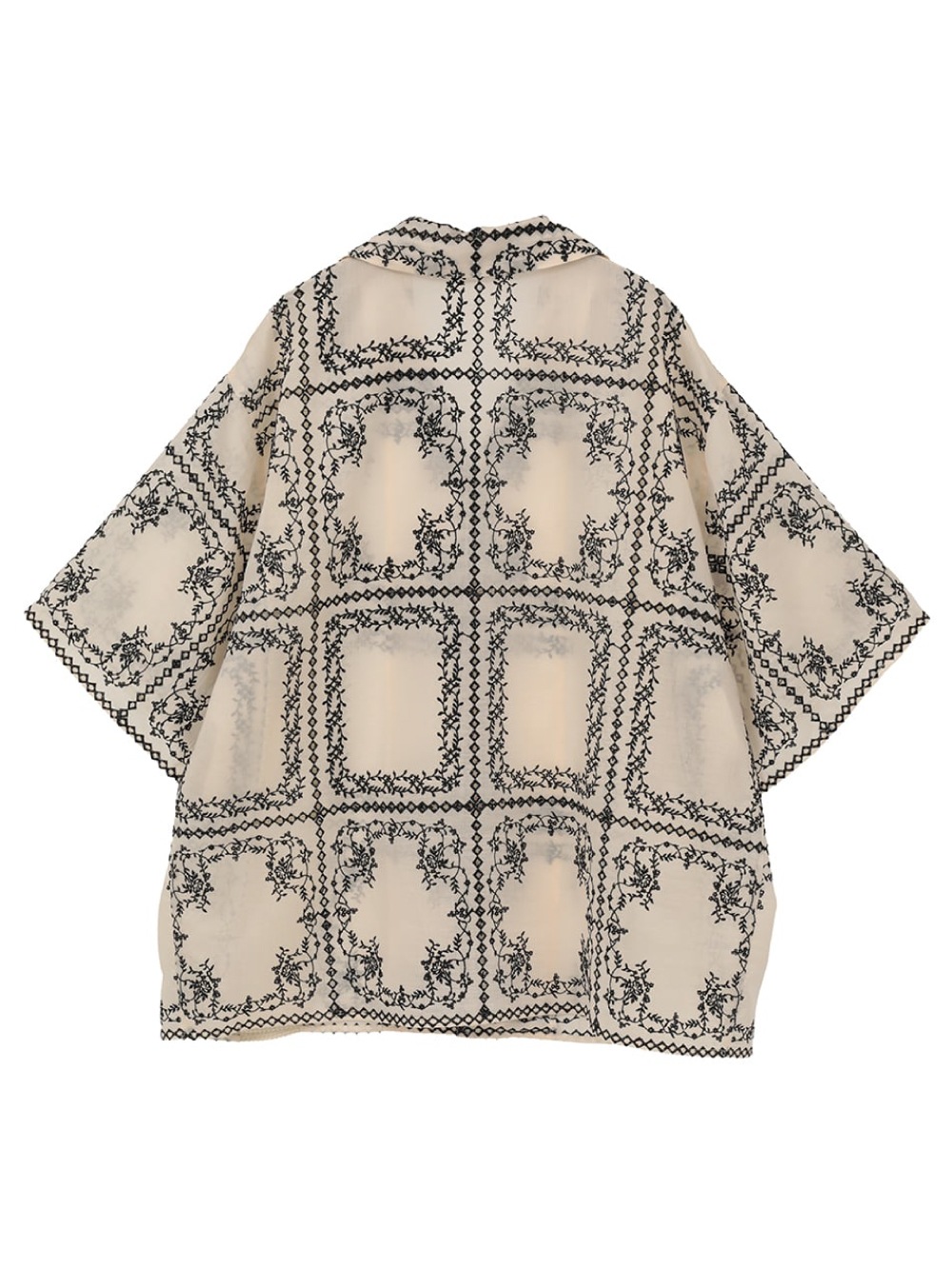 CLANE(クラネ) EMBROIDERY LACE BOX SHIRTS - COLDBECK ONLINE（コール