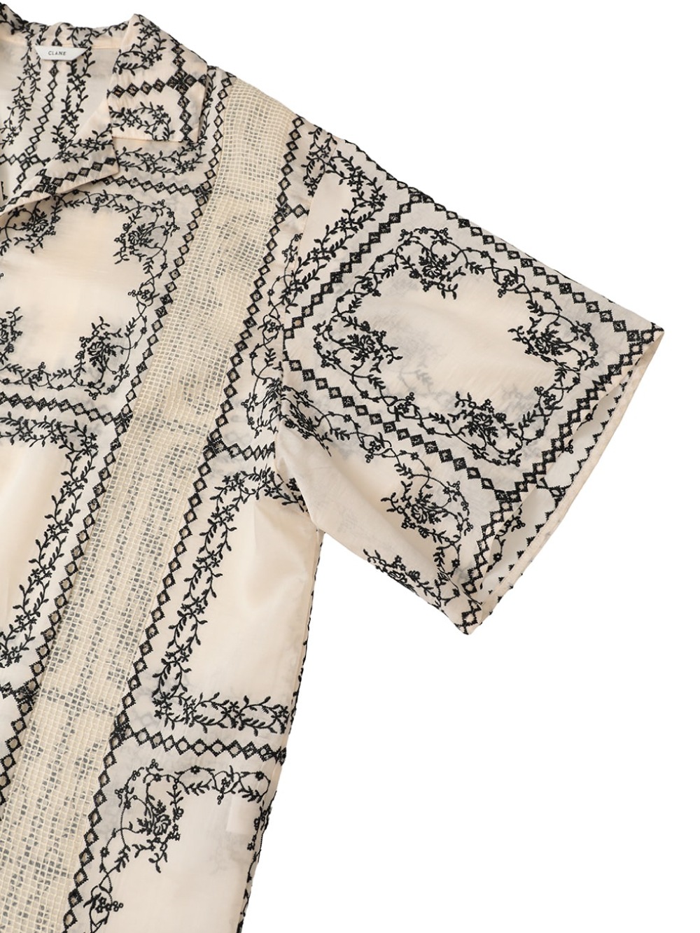 CLANE(クラネ) EMBROIDERY LACE BOX SHIRTS - COLDBECK ONLINE（コール