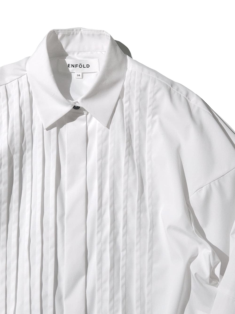 ENFOLD(ե) RANDOMTUCK SHIRT