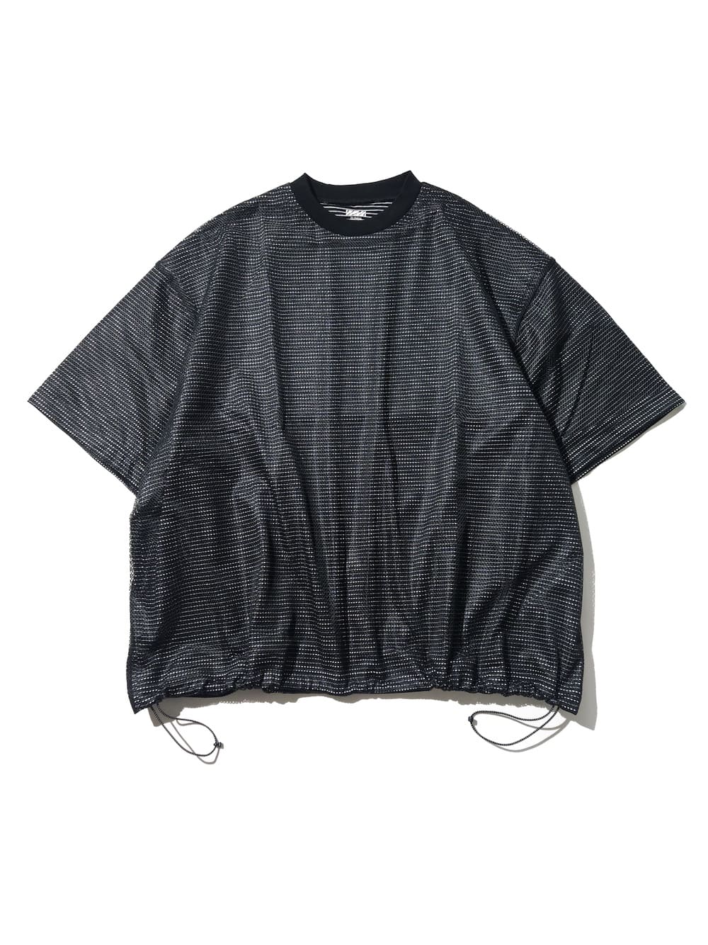 is-ness(イズネス) BALLOON BORDER LAYERED MESH T-SHIRT - COLDBECK