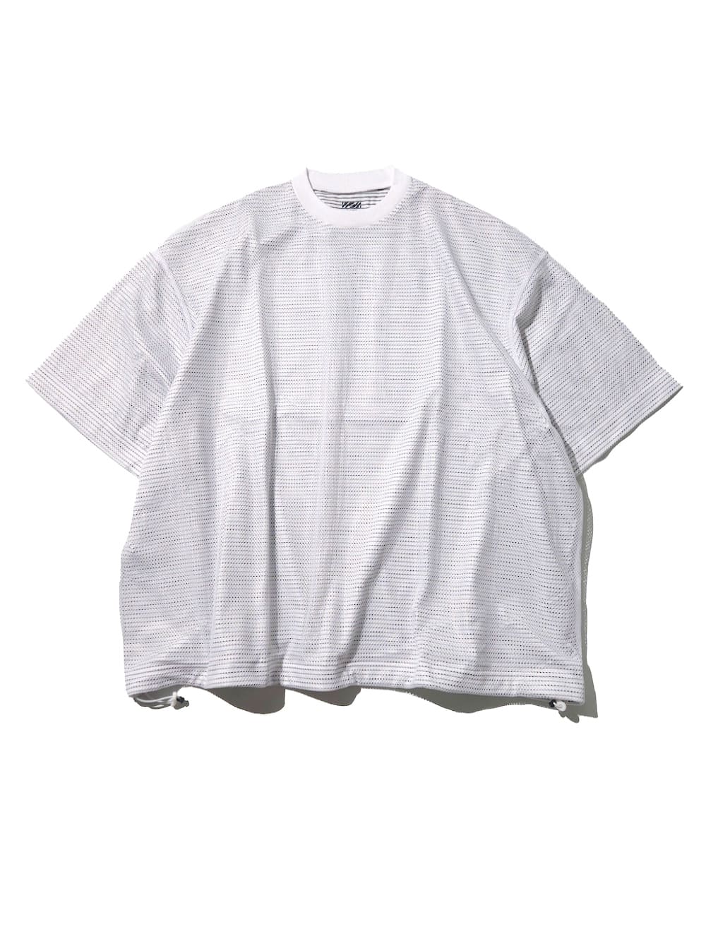 is-ness(イズネス) BALLOON BORDER LAYERED MESH T-SHIRT - COLDBECK