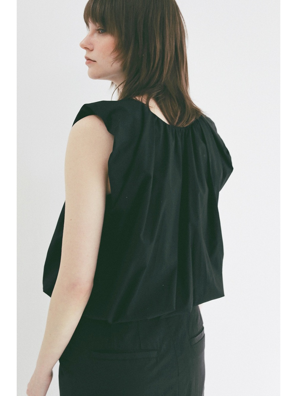 CLANE(クラネ) W FACE BALLOON GATHER RIBBON TOPS - COLDBECK ONLINE
