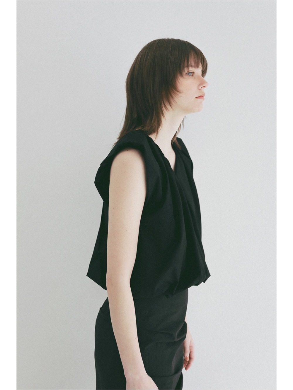 CLANE(クラネ) W FACE BALLOON GATHER RIBBON TOPS - COLDBECK ONLINE