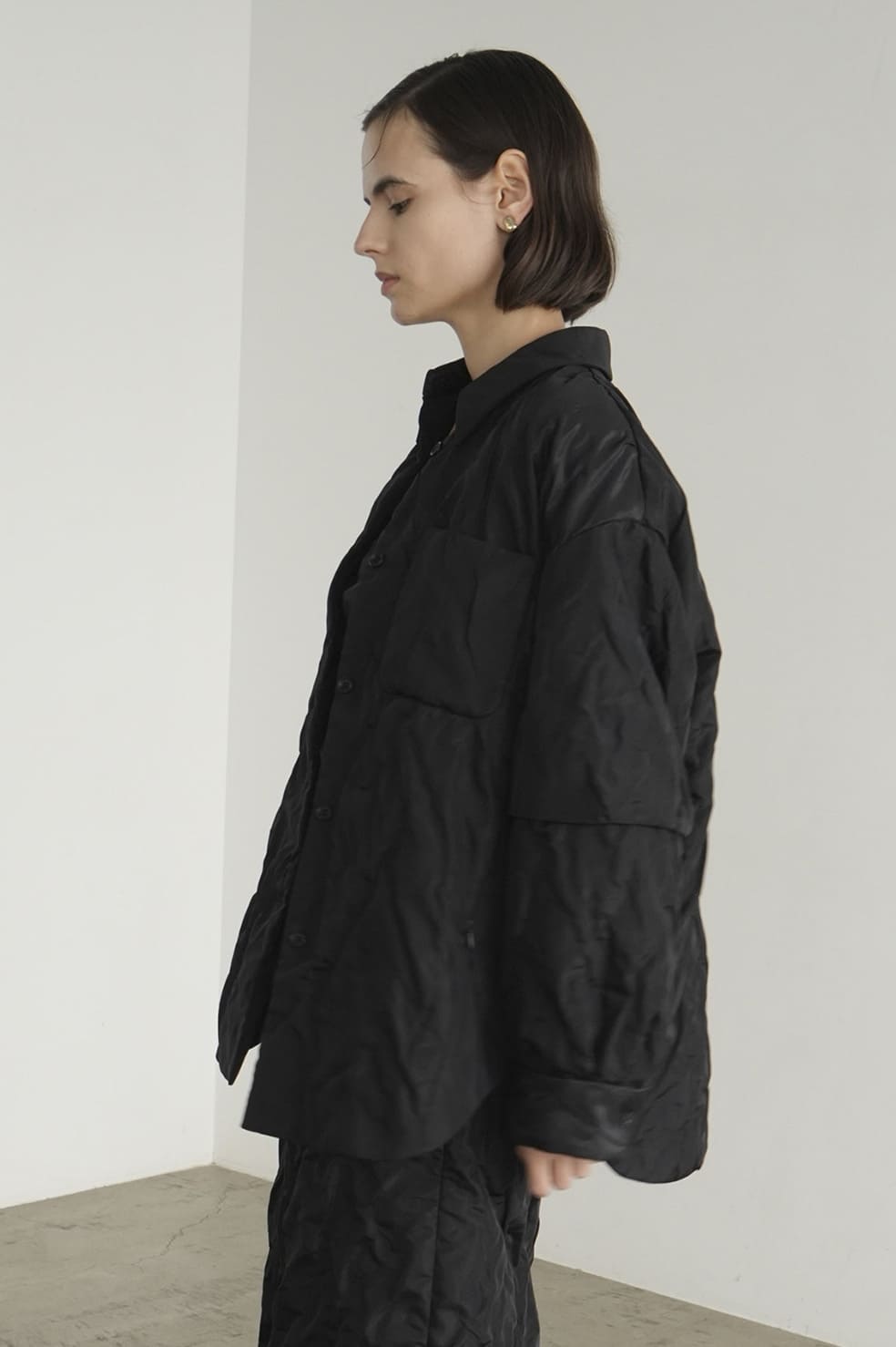 CLANE(クラネ) PADDED CRUMPLY SHIRT JACKET - COLDBECK ONLINE
