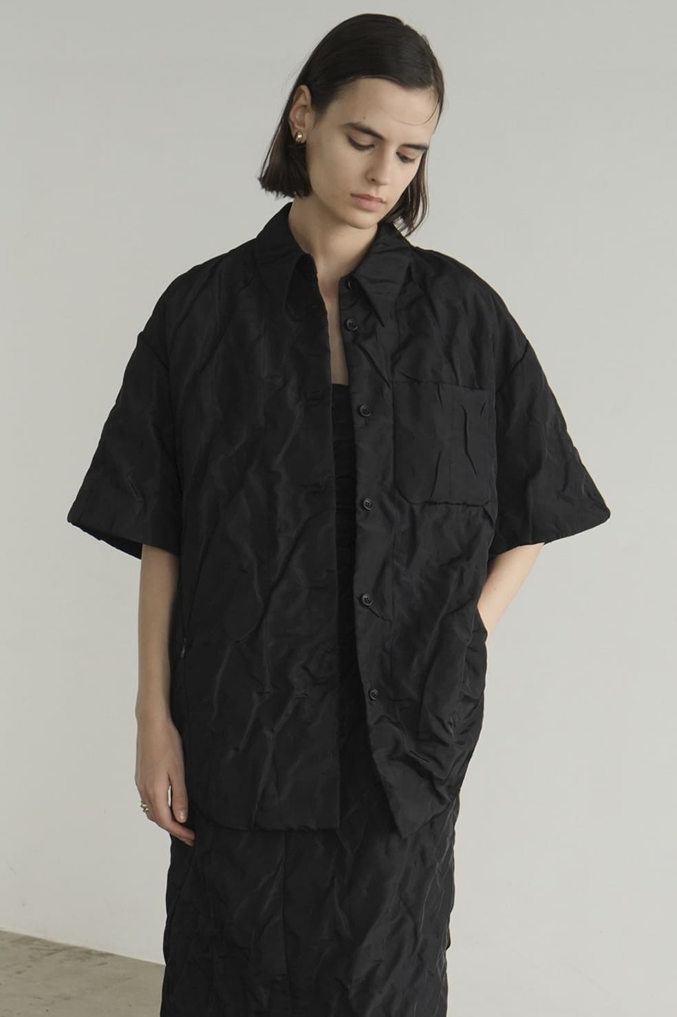 ジャケット・アウター clane PADDED CRUMPLY SHIRT JACKET CLANE(クラネ) PADDED CRUMPLY SHIRT JACKET - COLDBECK ONLINE
