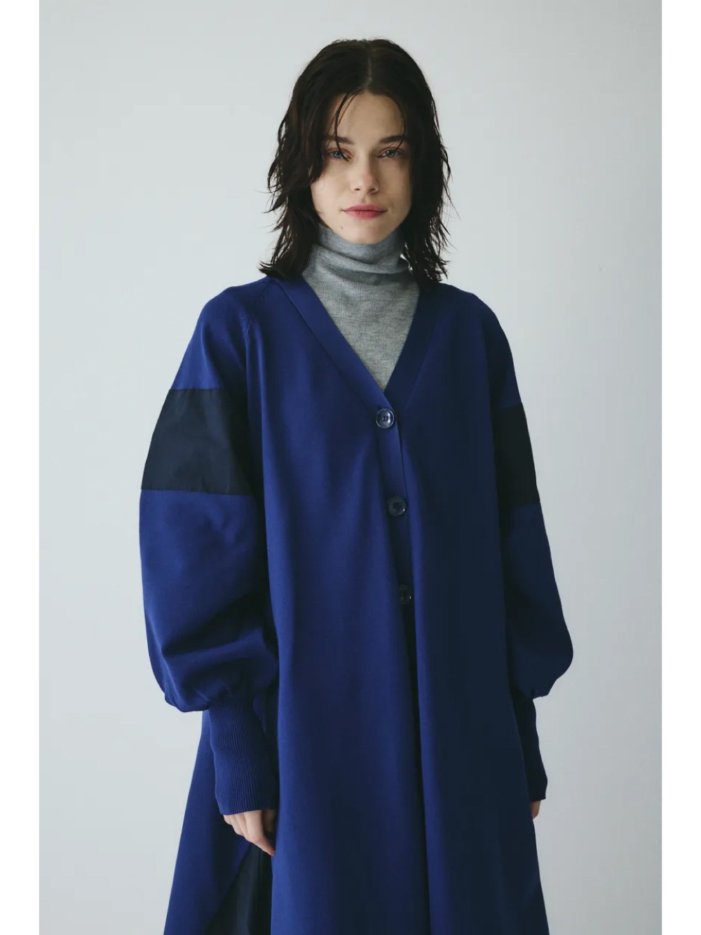 HeRIN.CYE(ヘリンドットサイ) Docking knit cardigan - COLDBECK