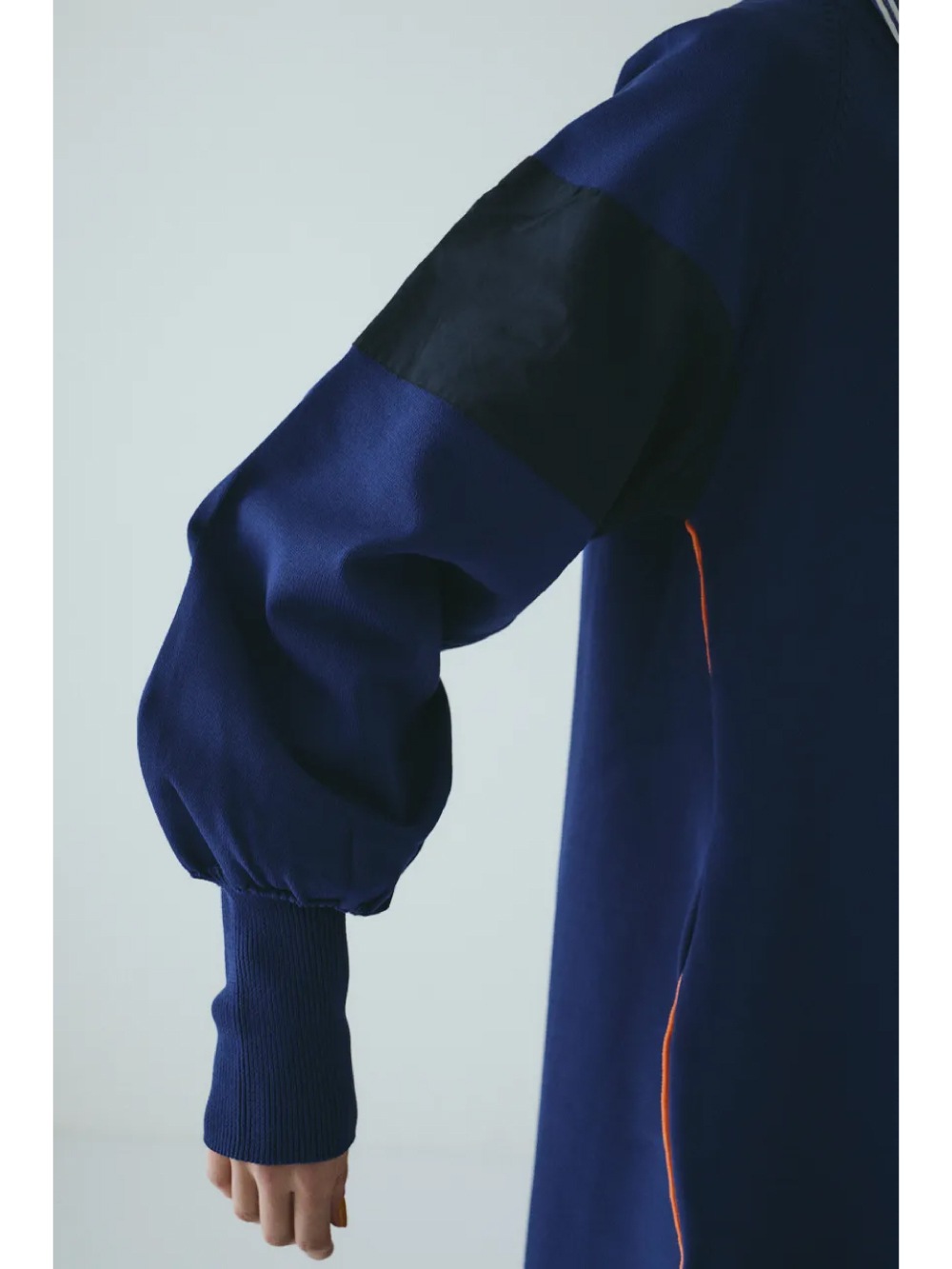 HeRIN.CYE(ヘリンドットサイ) Docking knit cardigan - COLDBECK