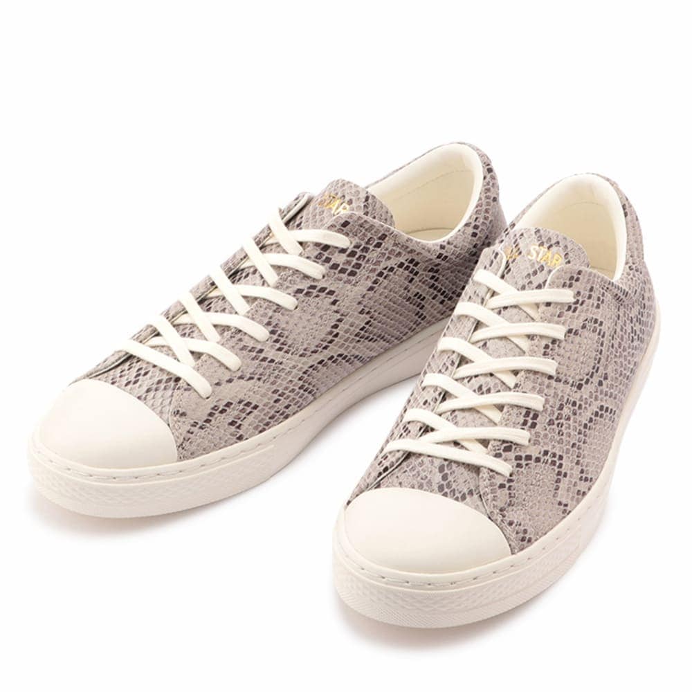 コンバース オールスター クップ ホワイト ゴールド レザー パイソン スネーク SALE】CONVERSE(コンバース) オールスター クップ パイソン