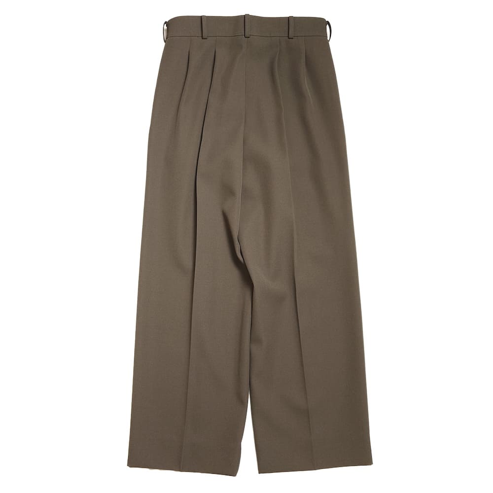 SALE】THE RERACS(ザリラクス) RERACS BRUSHED BACK SATIN BELTED TUCK