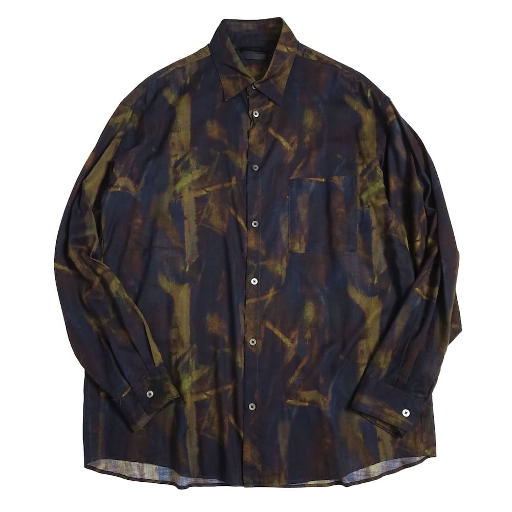 YOKE(ヨーク) PATTERNED REGULAR COLLAR SHIRT - COLDBECK ONLINE