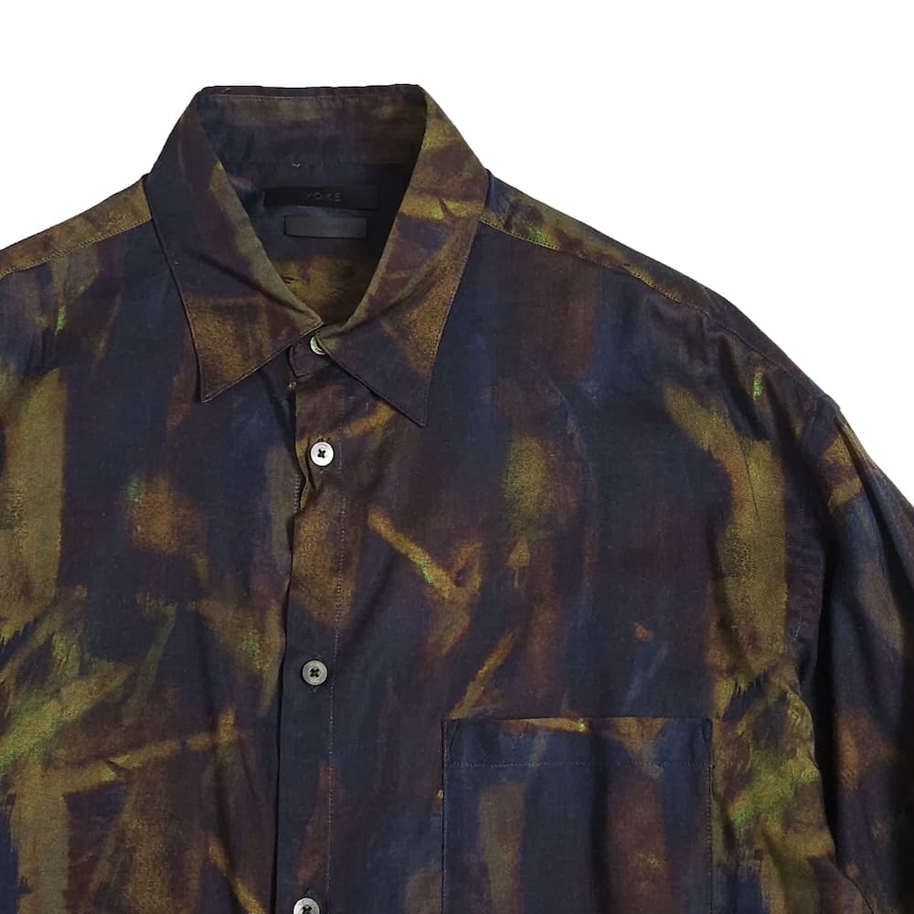 YOKE(ヨーク) PATTERNED REGULAR COLLAR SHIRT - COLDBECK ONLINE