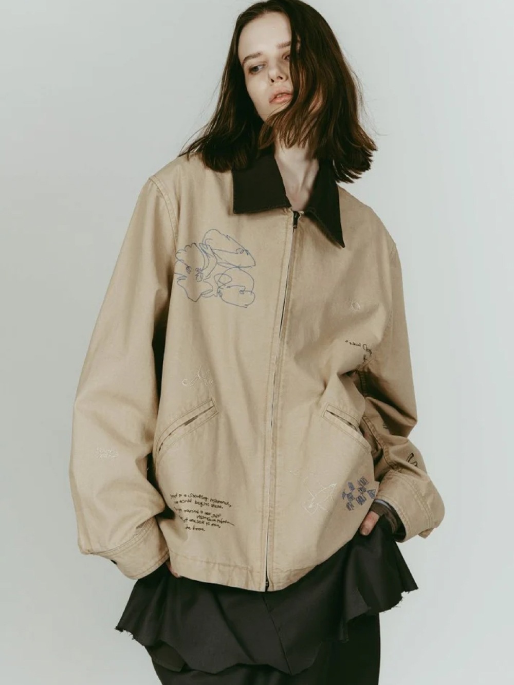 Knuth Marf(クヌースマーフ) embroidered jacket