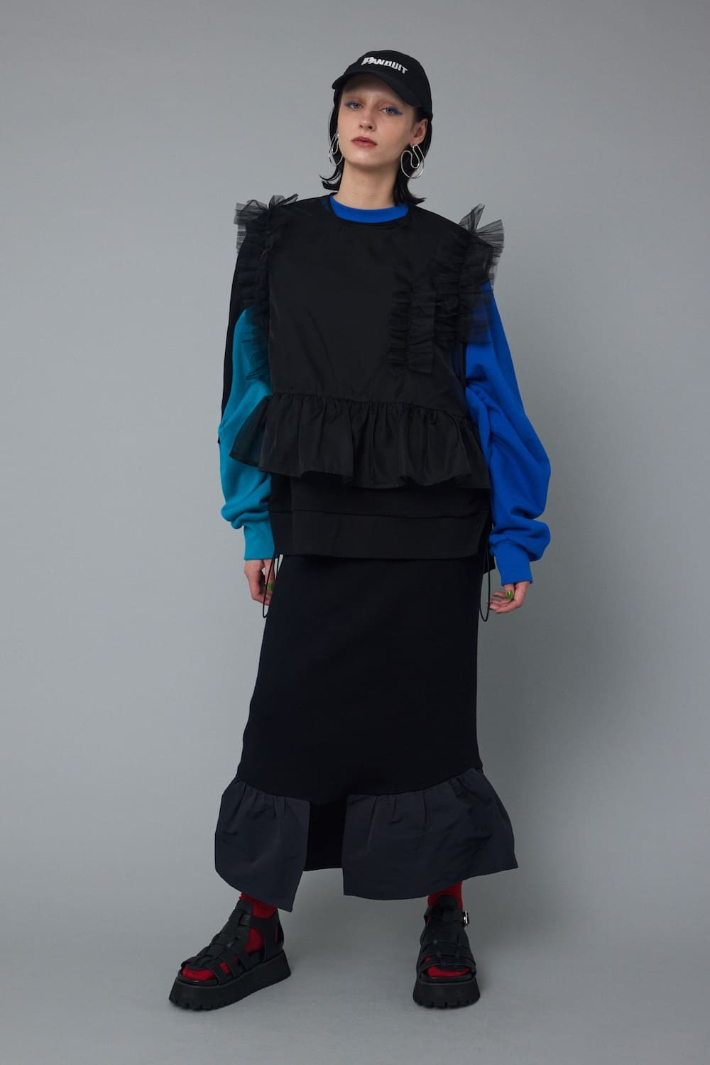 HeRIN.CYE(ヘリンドットサイ) Sheer many frill vest - COLDBECK