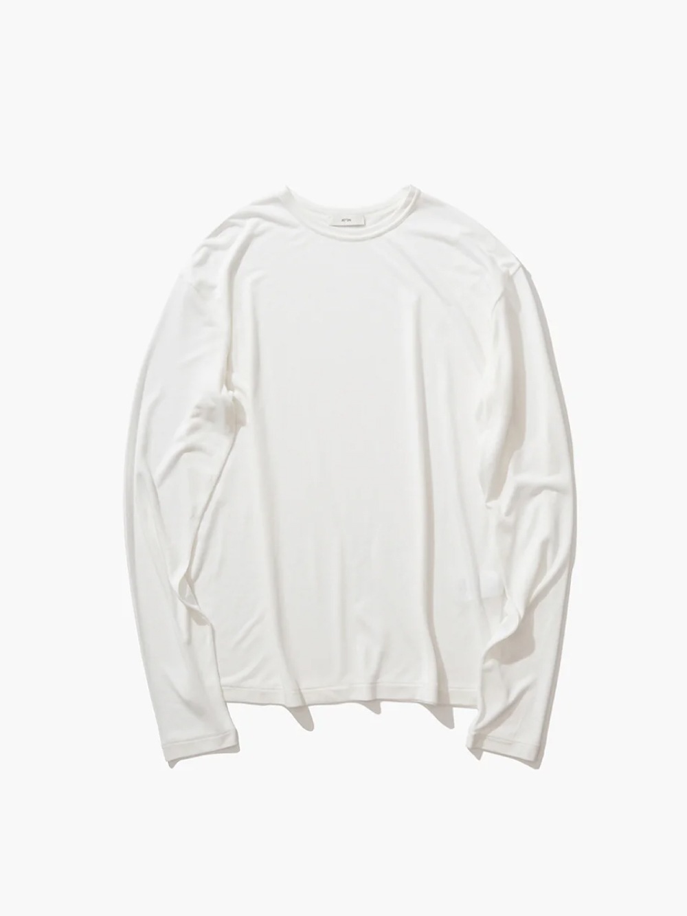 ATON(エイトン) MODAL SILK JERSEY CREWNECK PULLOVER