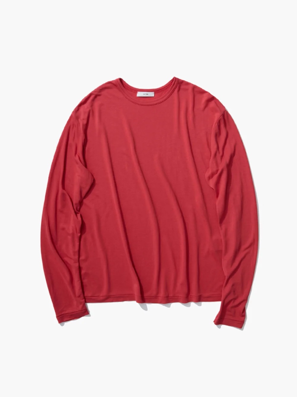 ATON(エイトン) MODAL SILK JERSEY CREWNECK PULLOVER