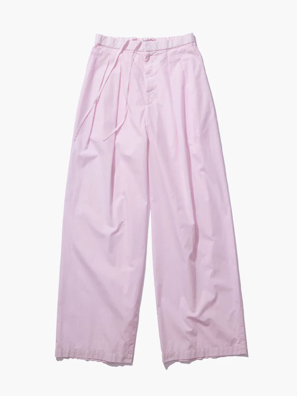 ATON(エイトン) NATURAL DYED COTTON LAWN TWO TUCKED EASY PANTS