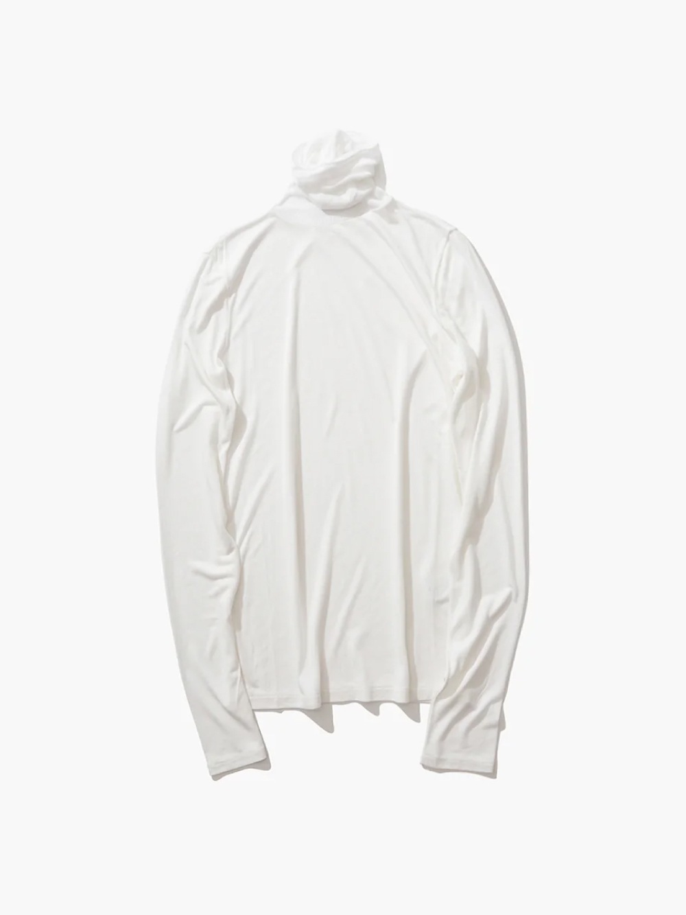 ATON(エイトン) MODAL SILK JERSEY TURTLENECK