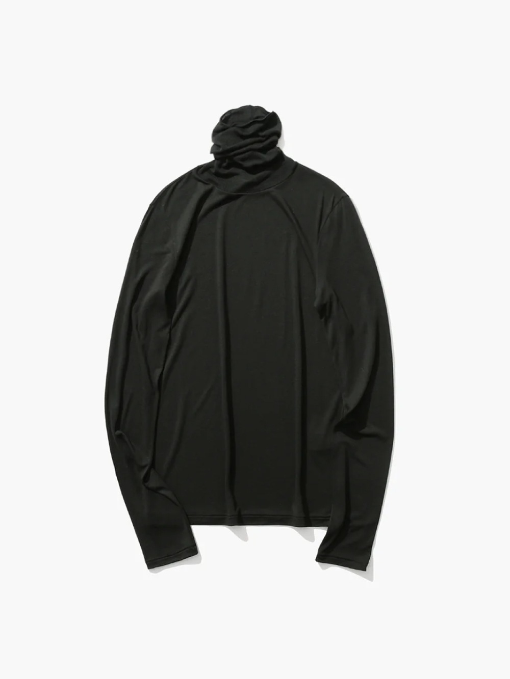 ATON(エイトン) MODAL SILK JERSEY TURTLENECK