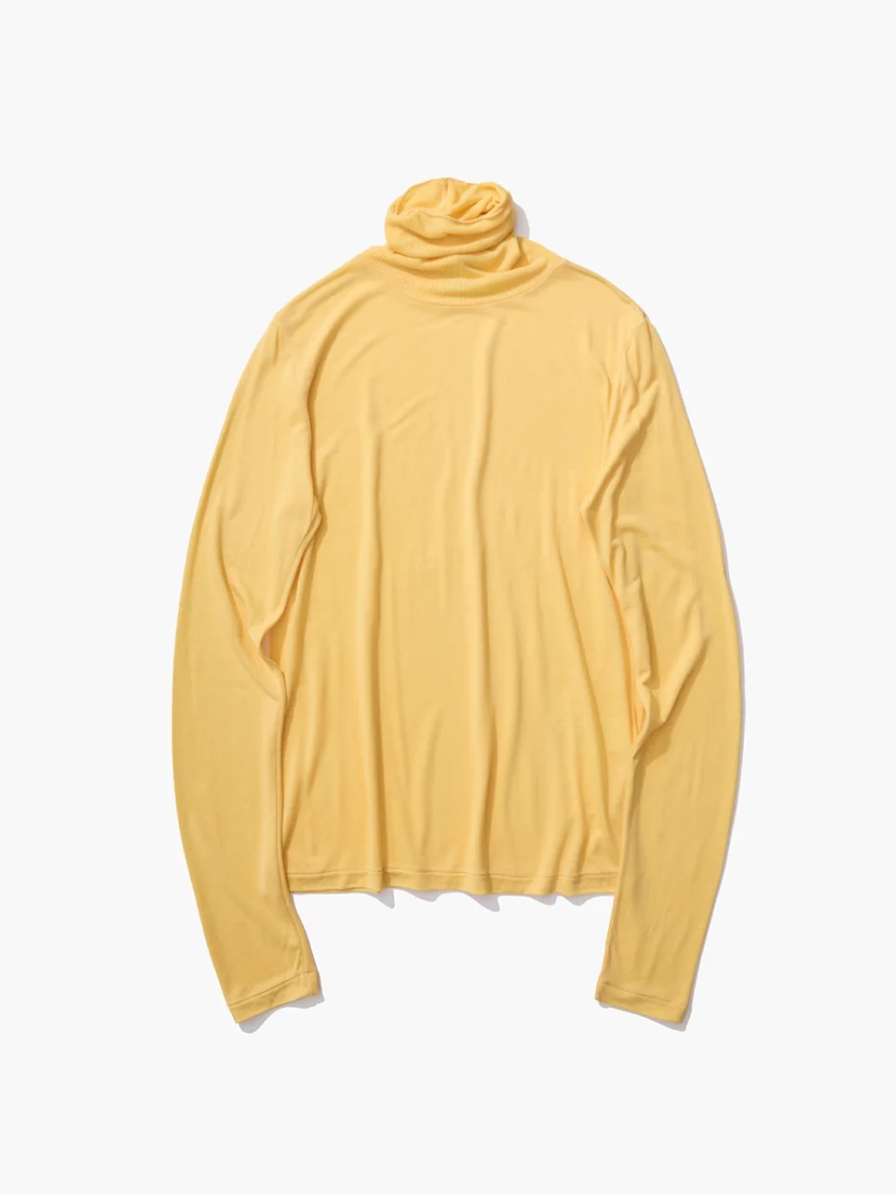 ATON(エイトン) MODAL SILK JERSEY TURTLENECK