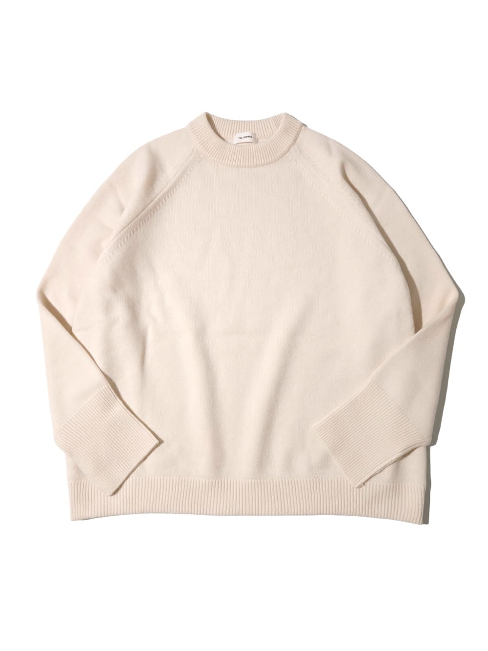 THE RERACS(ザリラクス) RERACS RAGLAN CREW NECK PULLOVER KNIT