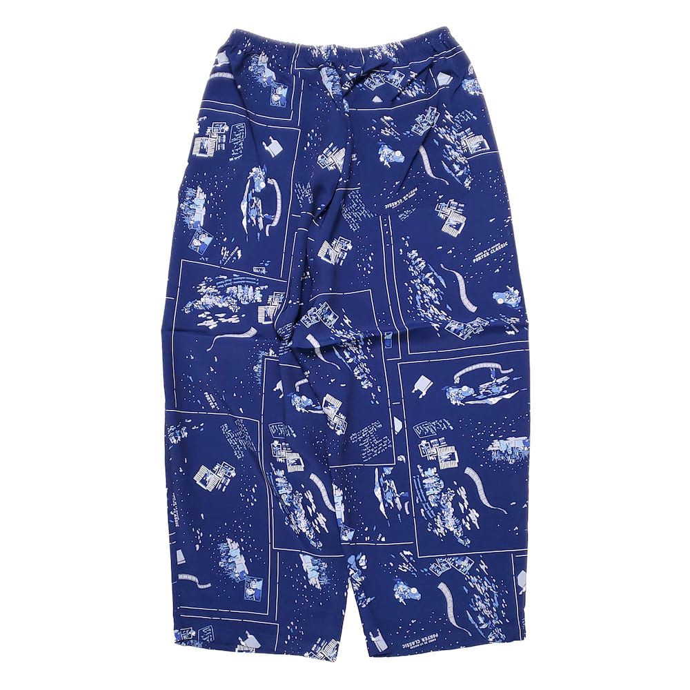 PORTER CLASSIC FRENCH FILM アロハパンツXL ネイビー Porter Classic(ポータークラシック) ALOHA PANTS FRENCH FILM