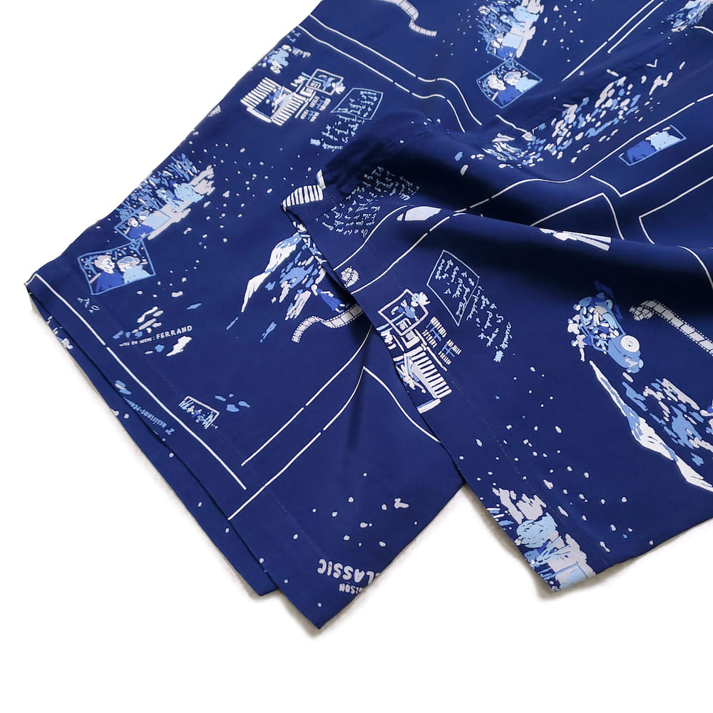 PORTER CLASSIC FRENCH FILM アロハパンツXL ネイビー PORTER CLASSIC, ALOHA PANTS FRENCH FILM | Purve