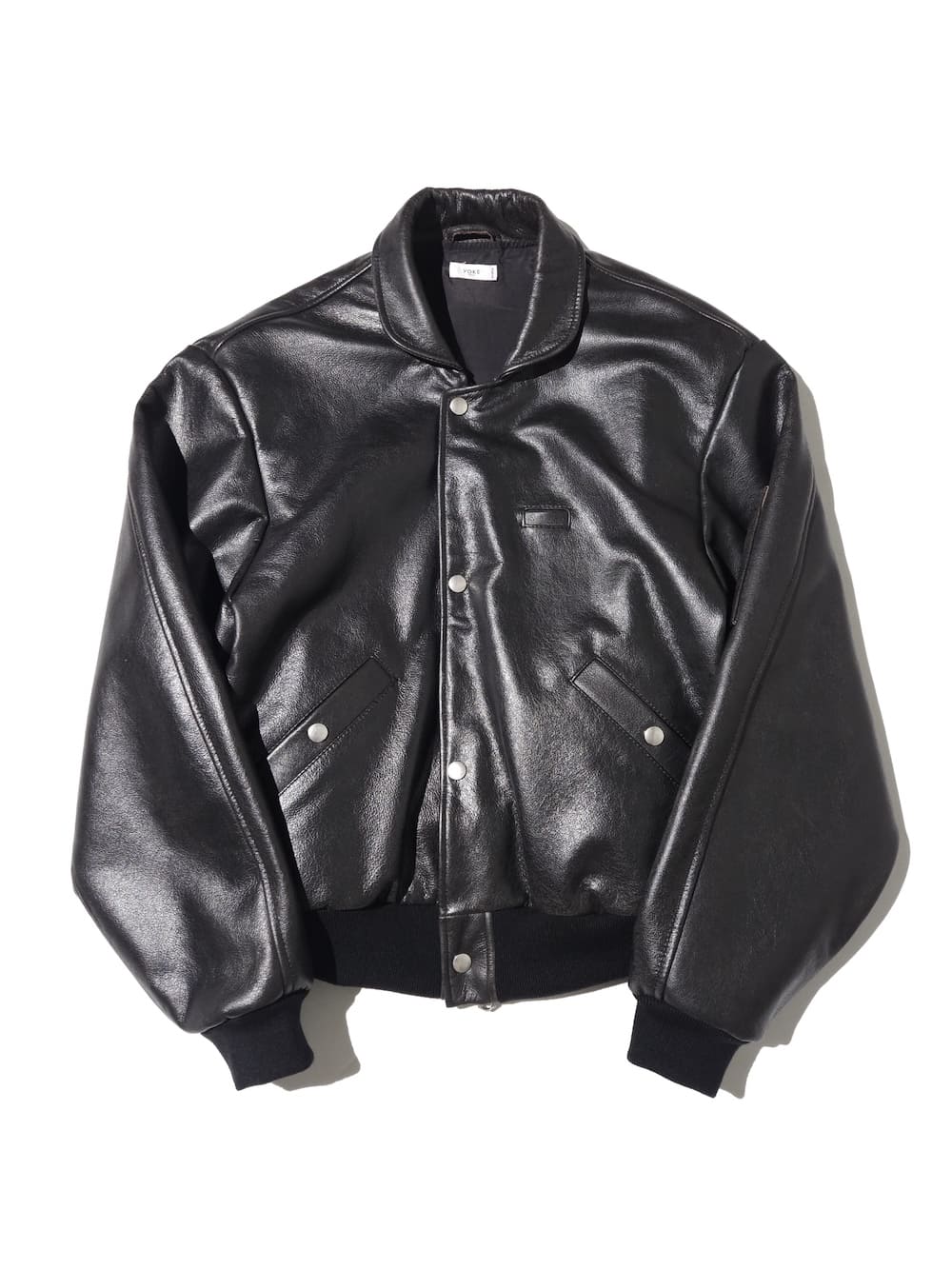 YOKE(ヨーク) Cracked Leather Flight Jacket - COLDBECK ONLINE