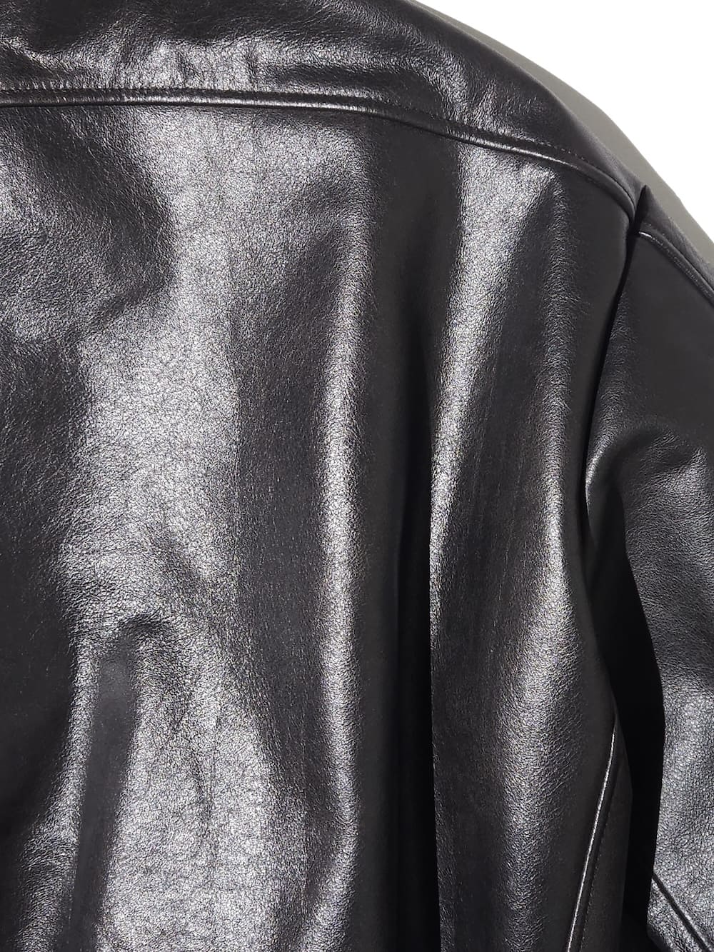 YOKE(ヨーク) Cracked Leather Flight Jacket - COLDBECK ONLINE
