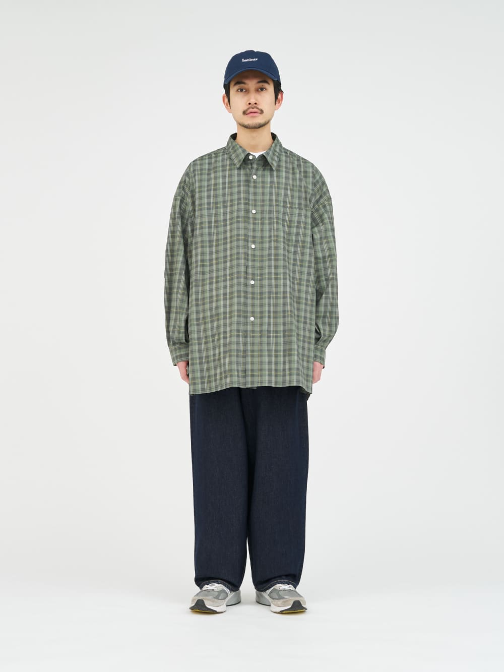 FreshService(フレッシュサービス) MADRAS DRY TECH REGULAR COLLAR SHIRT