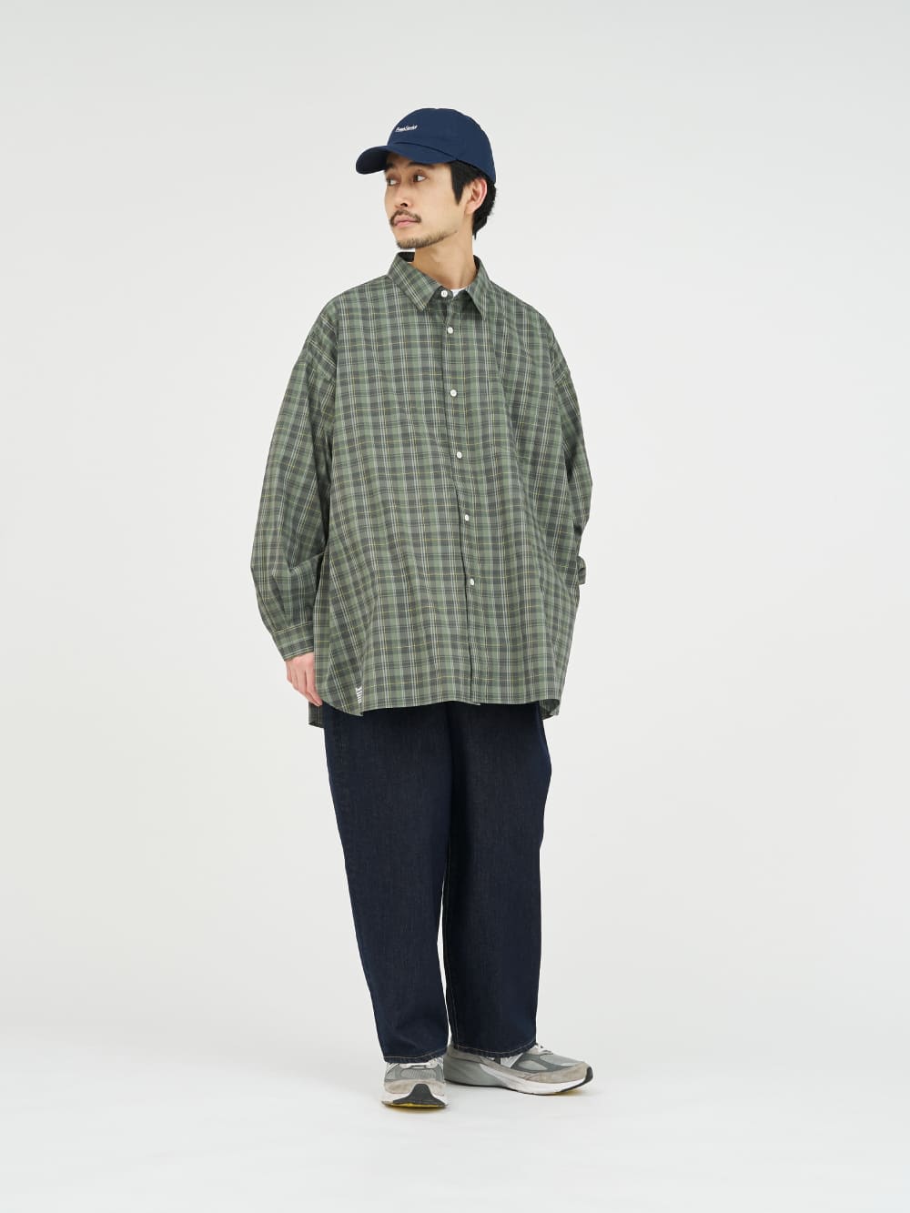 FreshService(フレッシュサービス) MADRAS DRY TECH REGULAR COLLAR SHIRT