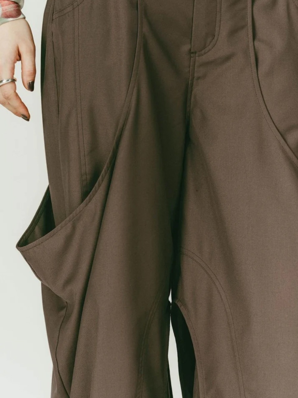 【SALE】Knuth Marf(クヌースマーフ) high-boot detail pants