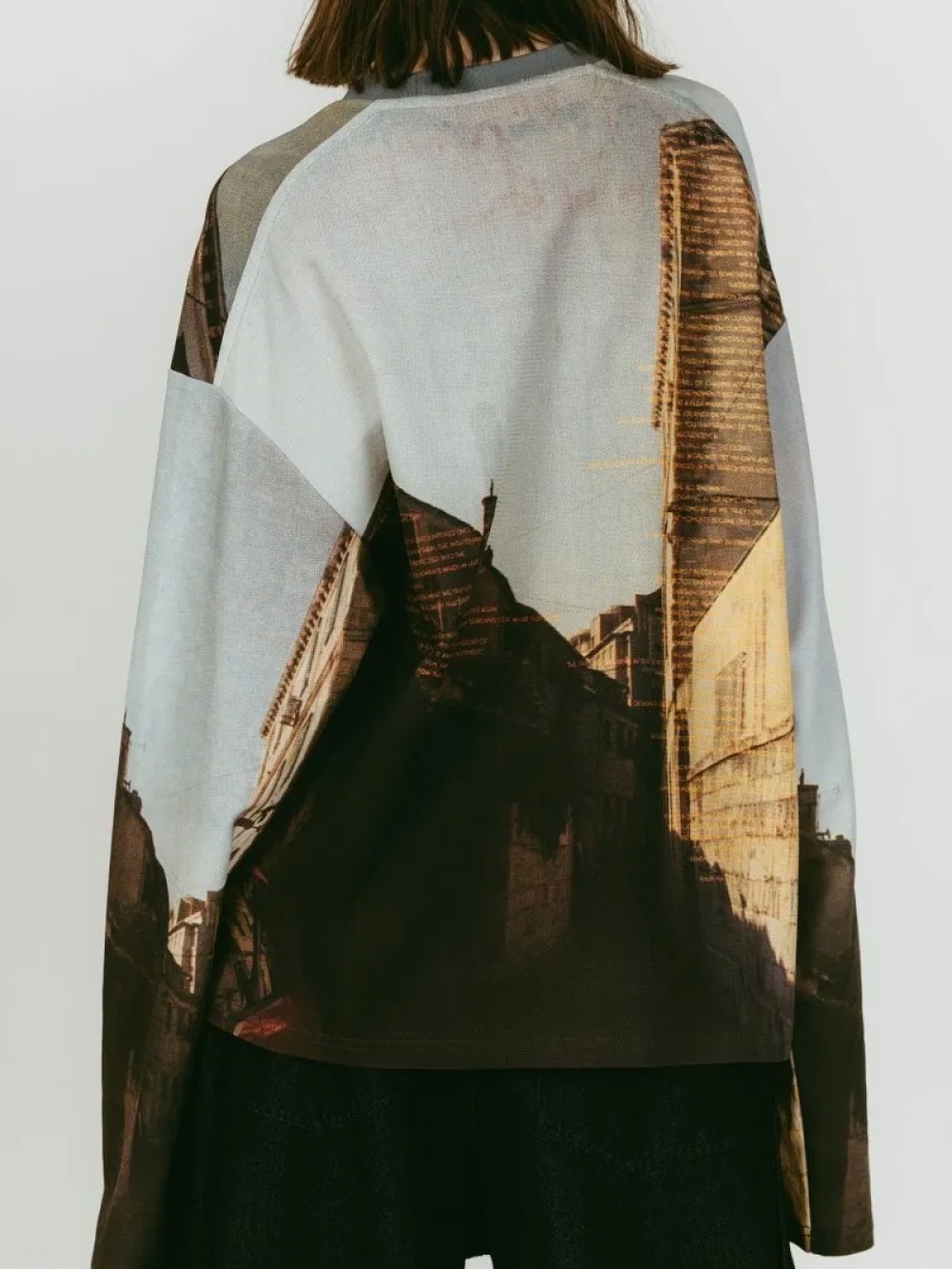 Knuth Marf(クヌースマーフ) scenery print long sleeve tee