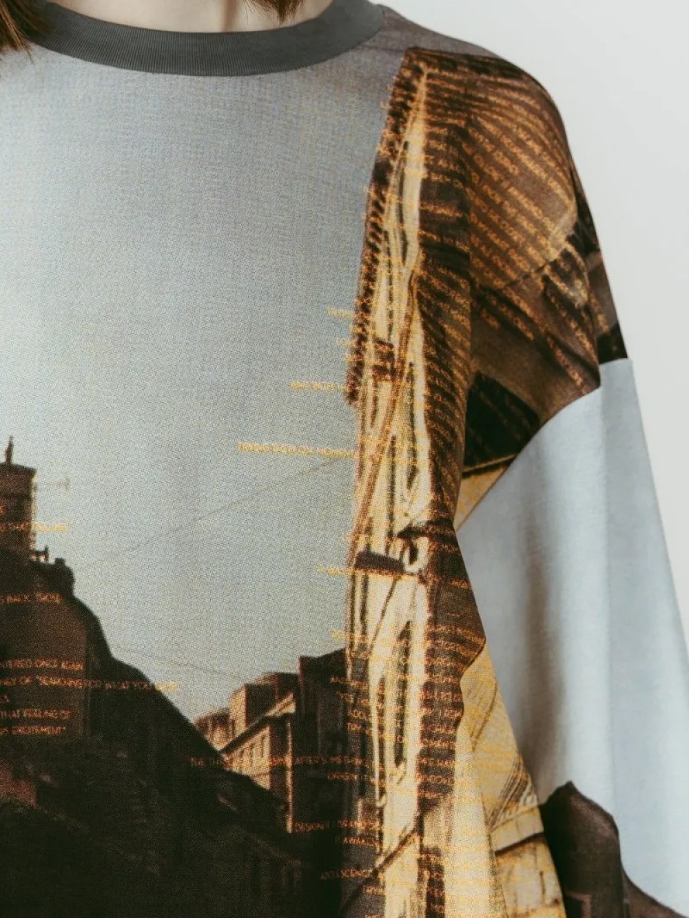 Knuth Marf(クヌースマーフ) scenery print long sleeve tee