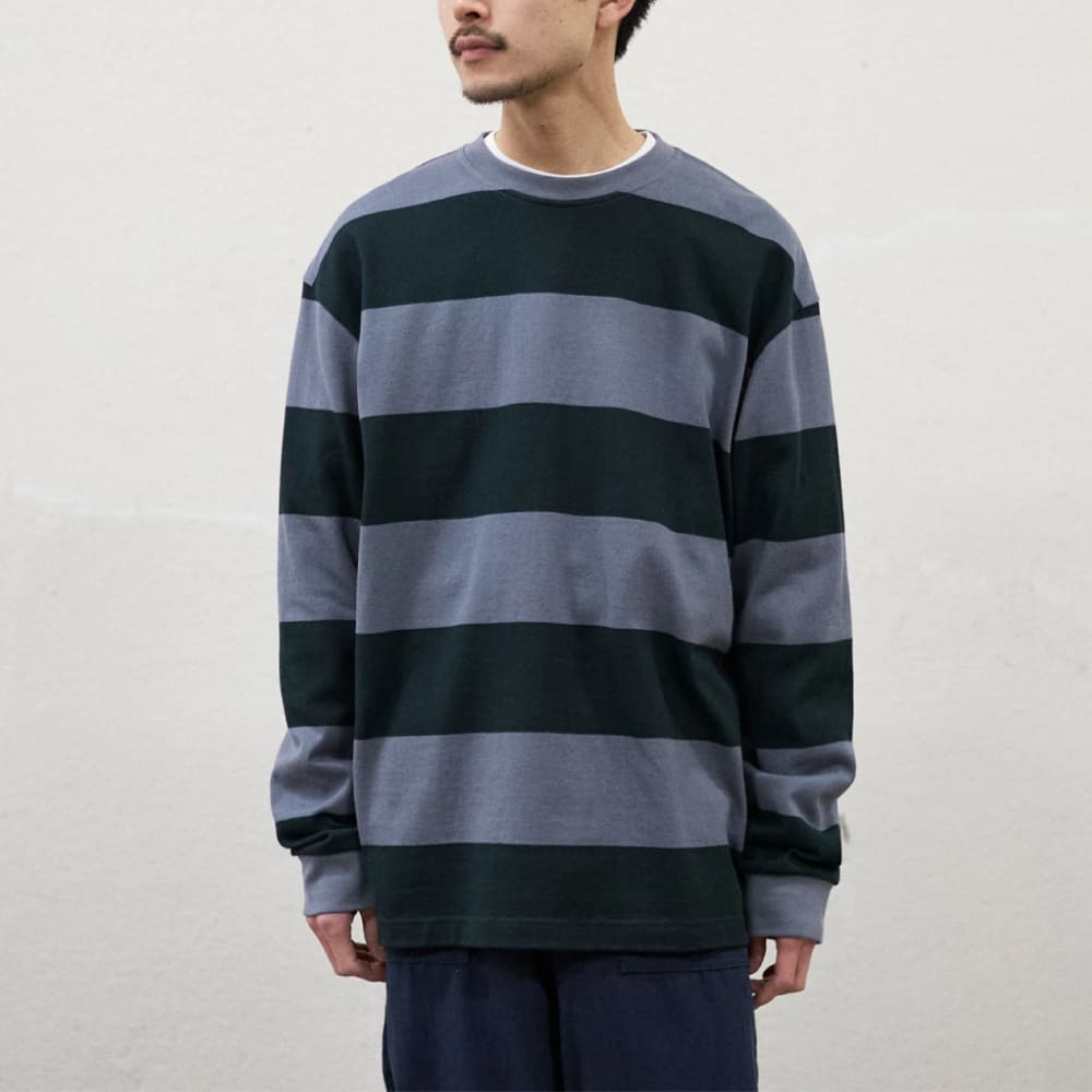 SALETapWater(åץ) Wide Border L/S Tee