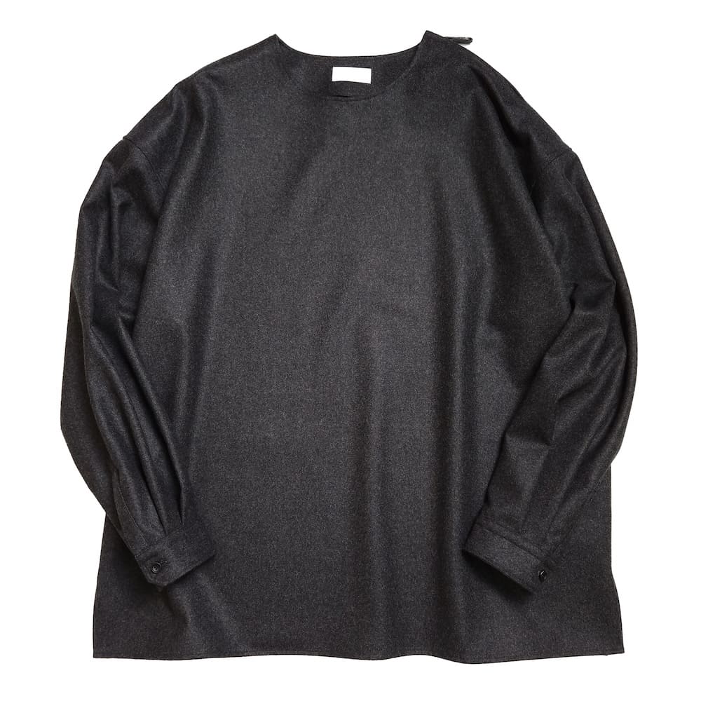 THE RERACS(ザリラクス) THE SIDE ZIP PULLOVER SHIRT
