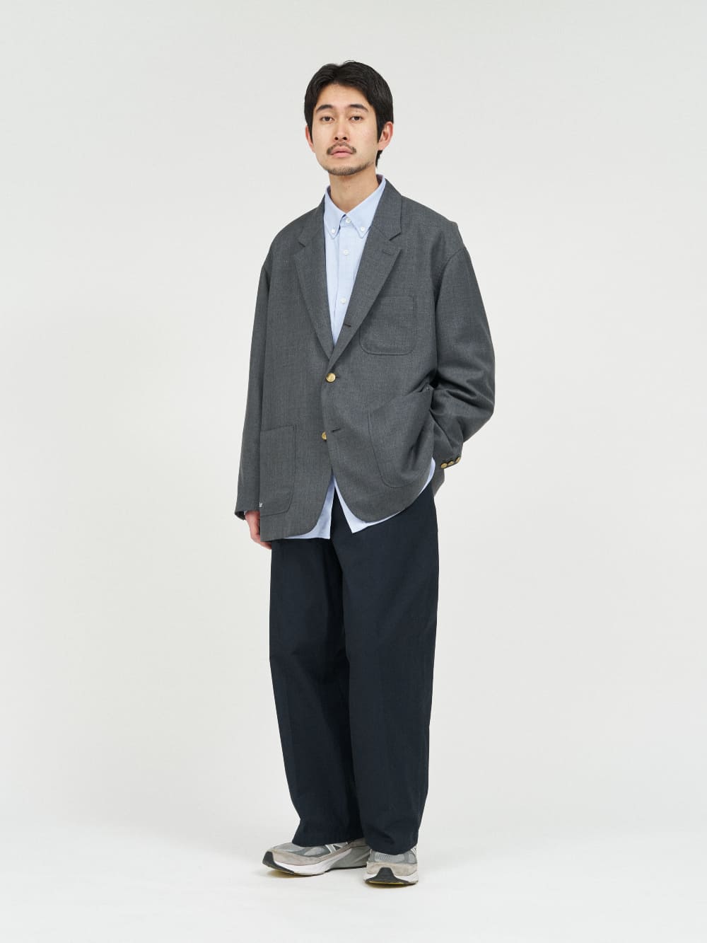 FreshService(フレッシュサービス) WOOL SERGE COLLEGE BLAZER