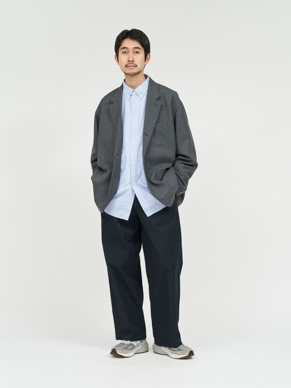 FreshService(フレッシュサービス) WOOL SERGE COLLEGE BLAZER