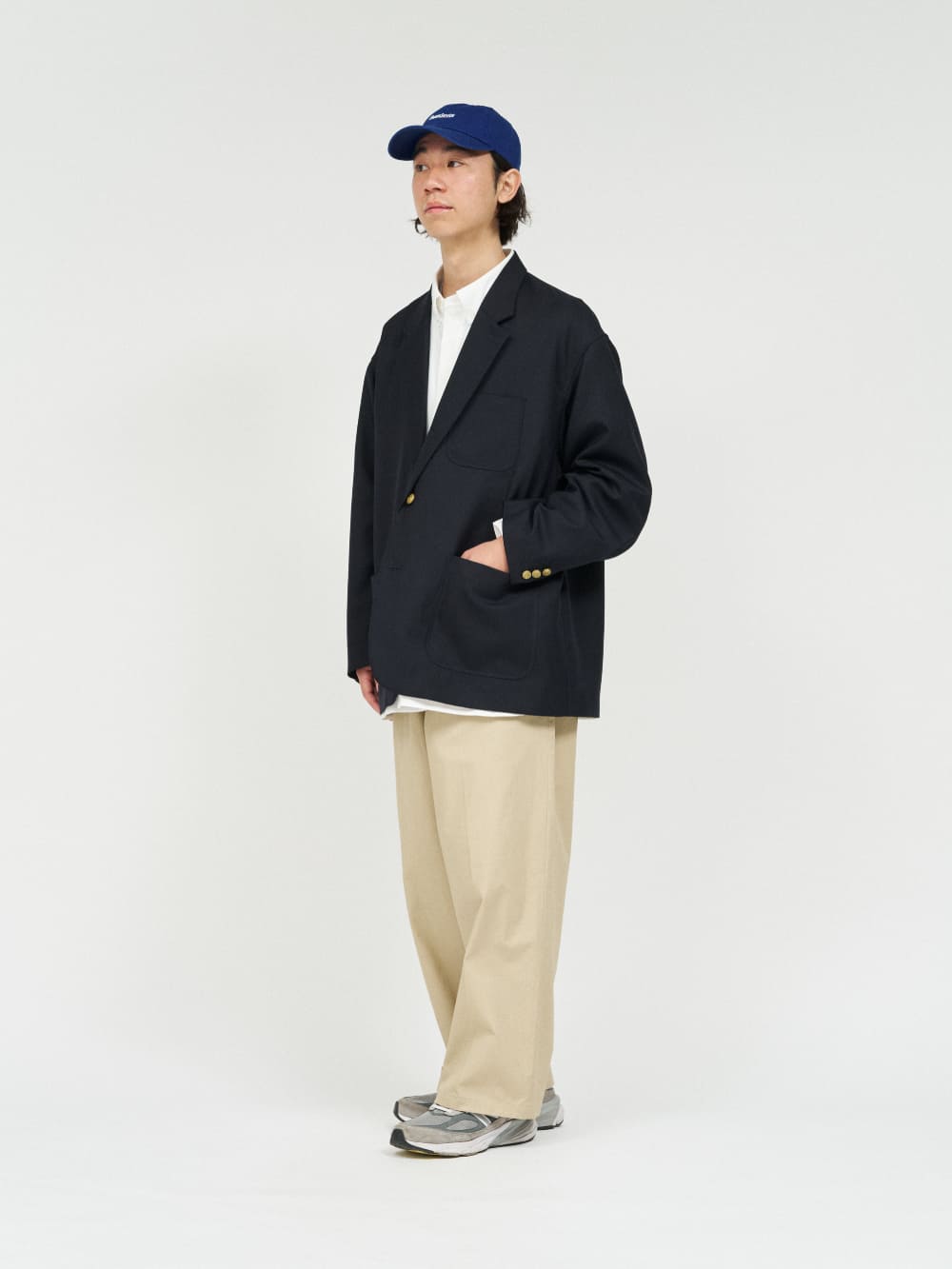 FreshService(フレッシュサービス) WOOL SERGE COLLEGE BLAZER