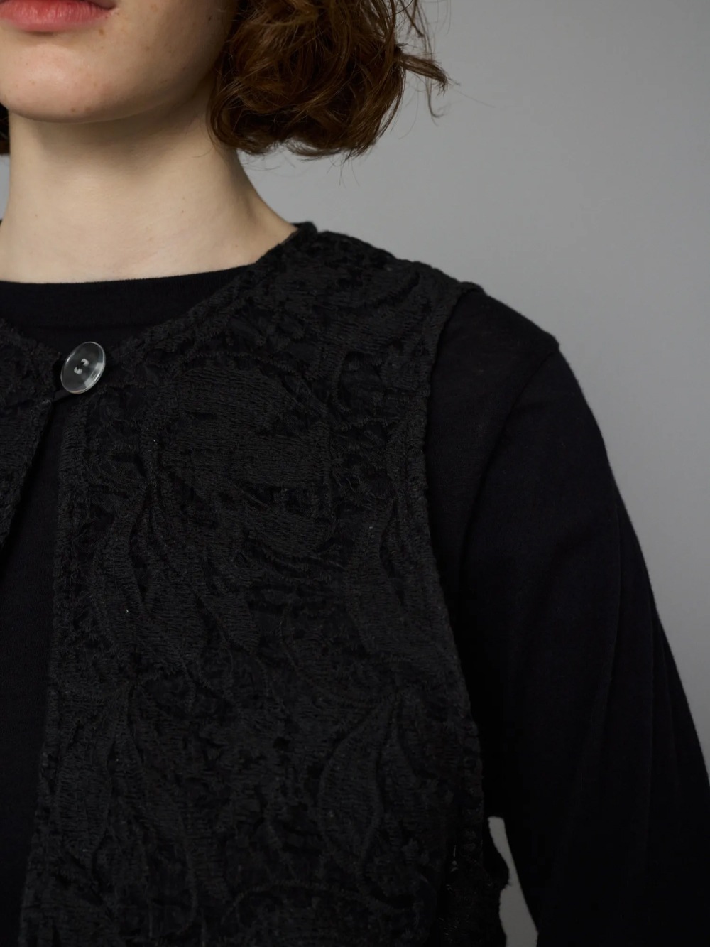 HeRIN.CYE(ヘリンドットサイ) lace vest - COLDBECK ONLINE（コール