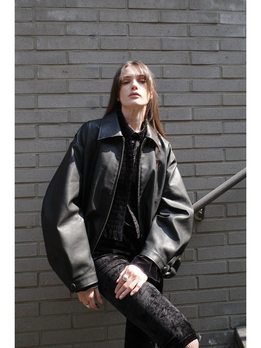 CLANE FAKE LEATHER BALLOON JACKET 2色 CLANE(クラネ) FAKE LEATHER BALLOON JACKET - COLDBECK ONLINE