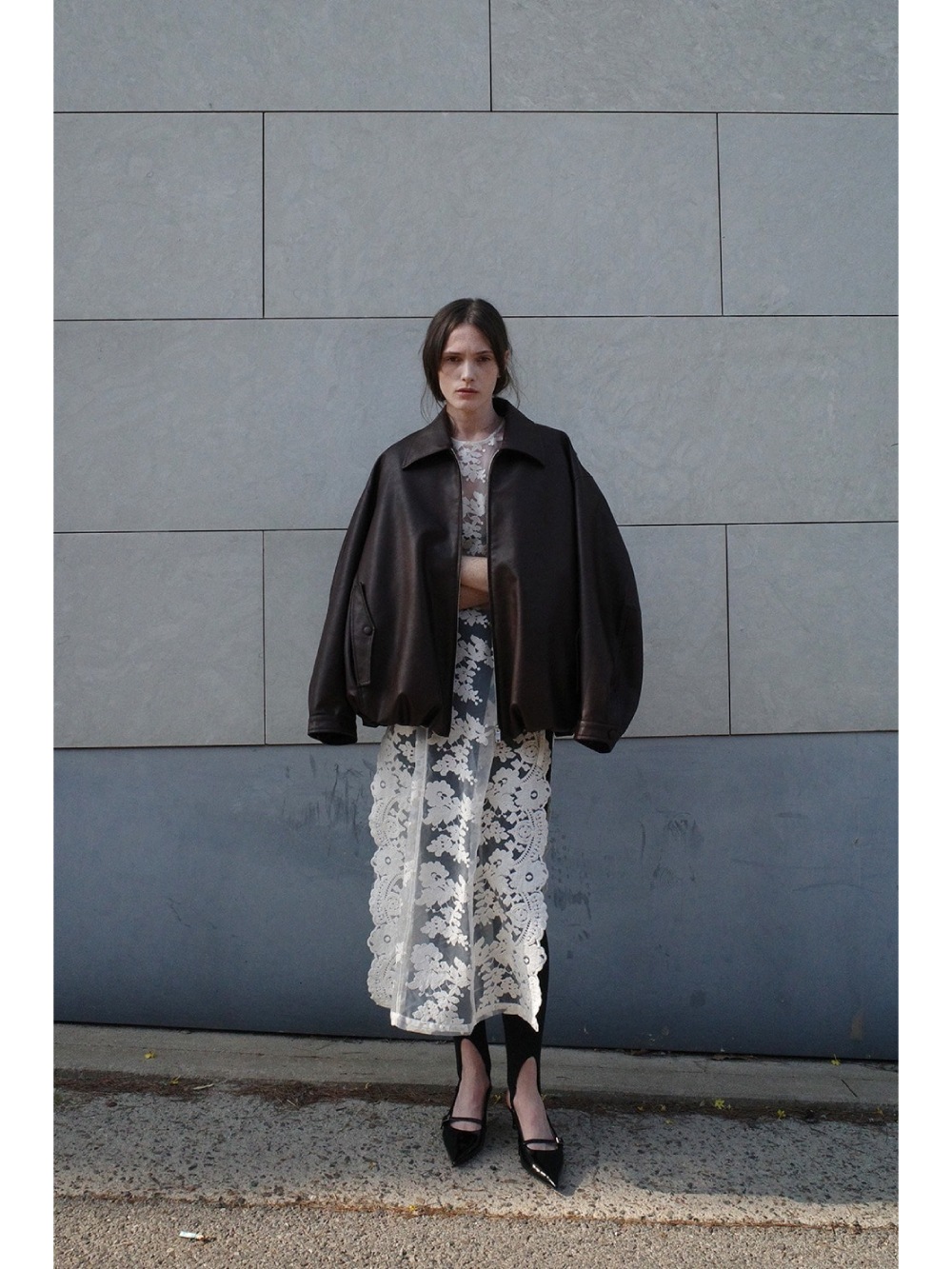 CLANE(クラネ) FAKE LEATHER BALLOON JACKET - COLDBECK ONLINE